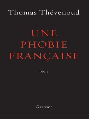 cover image of Une phobie française